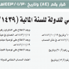 قرار مجلس الوزراء رقم (84) وتاريخ 30-01-1443هـ