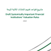 قواعد تقييم المنشآت المالية المهمة