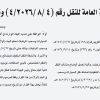 قرار مجلس إدارة الهيئة العامة للنقل رقم (4/2026/8/4) وتاريخ 12-10-1447هـ