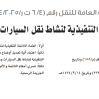 قرار مجلس إدارة الهيئة العامة للنقل رقم (6/4 ت ر/4/2025) وتاريخ 01-03-1447هـ