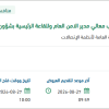 تأمين شاشات جدارية بمكتب مدير الامن العام