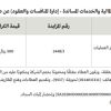تأجير موقع لتقديم المشروبات بمركز العمليات الأمنية