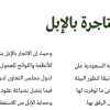 الضوابط التنظيمية للمتاجرة بالإبل